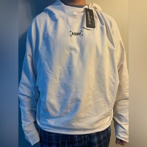 ASRV Micro-Terry Raw Hem Hoodie